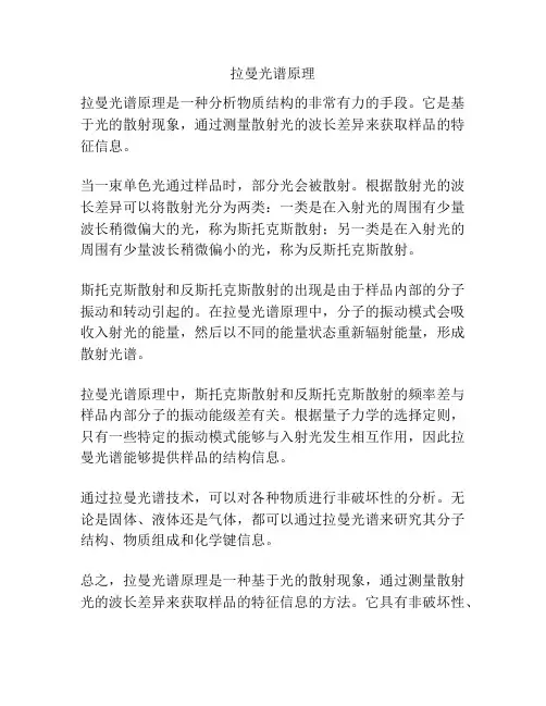 拉曼光谱原理
