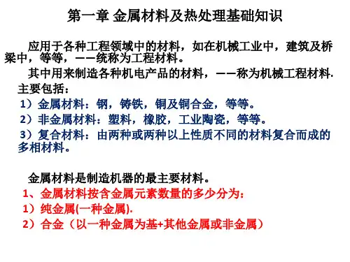 第一章 金属材料的力学性能