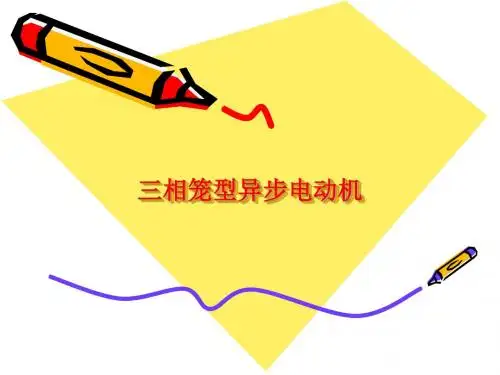 三相笼型异步电动机讲诉