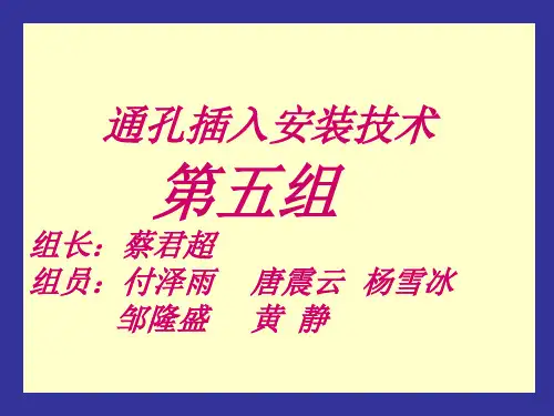 通孔插入安装技术