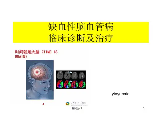 缺血性脑血管病诊断及治疗学习ppt课件