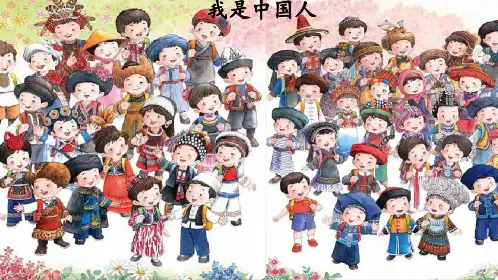 部编一年级上册ppt《天地人》课件1