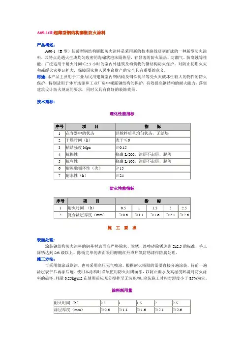 防火涂料
