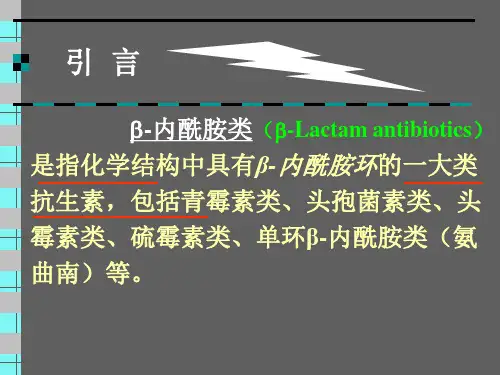 B-内酰胺类抗生素
