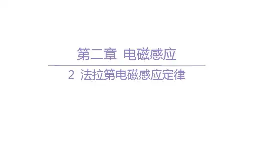 人教版高中物理选择性必修第二册精品课件 第二章 电磁感应 2 法拉第电磁感应定律