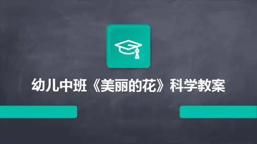 幼儿中班《美丽的花》科学教案2024新版