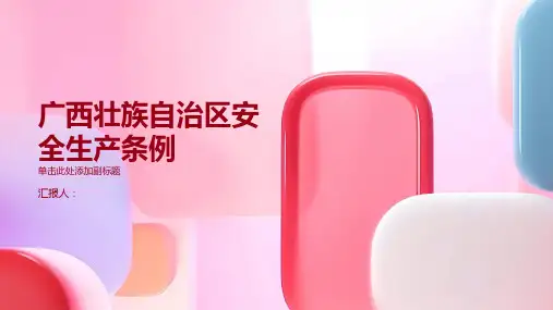 广西壮族自治区安全生产条例