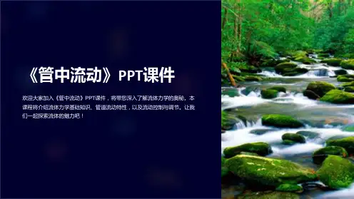 《管中流动》课件