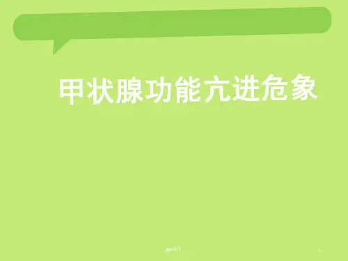 甲亢危象  ppt课件