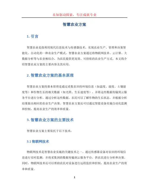 智慧农业方案