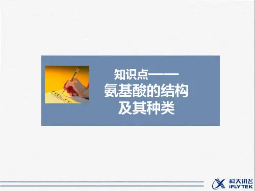 氨基酸的结构及其种类