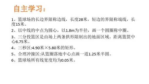 篮球场地尺寸与防守战术