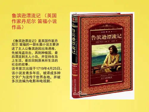 《鲁滨逊漂流记》(共7张PPT)