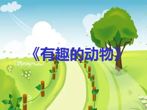 有趣的动物PPT课件