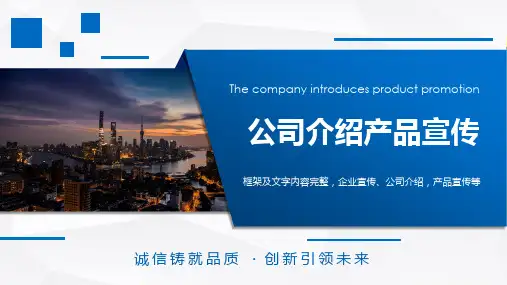 服装公司介绍ppt