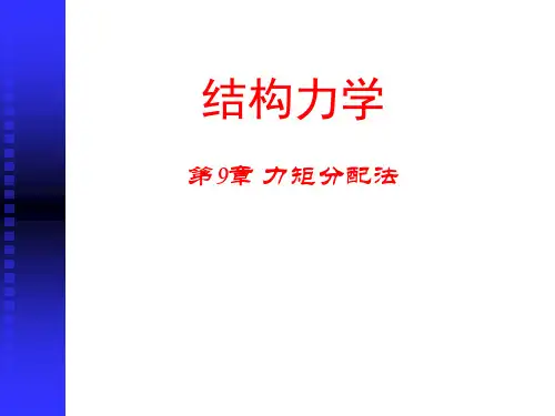 结构力学 课件 力矩分配法
