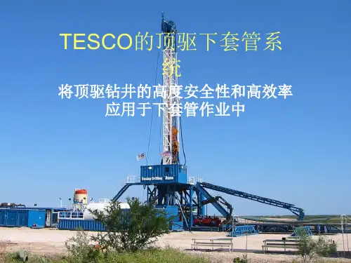 4-TESCO的顶驱下套管系统