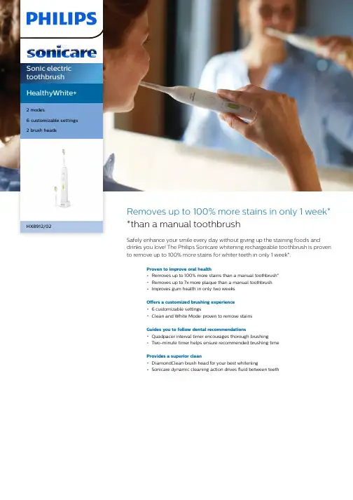 Philips Sonicare HealthyWhite+ 电动牙刷说明书.pdf_1701653