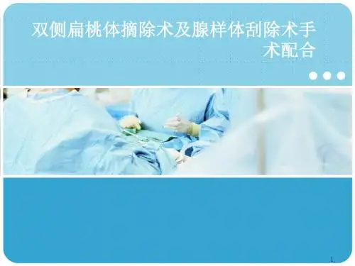扁桃及腺样体切除医学PPT课件