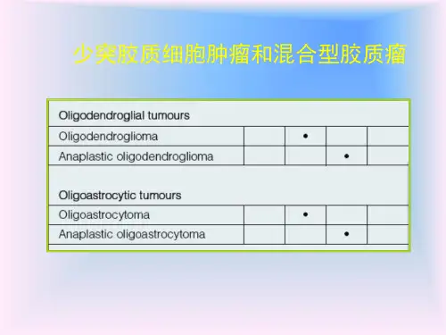 中枢神经系统肿瘤的WHO分类及影像学诊断(二)