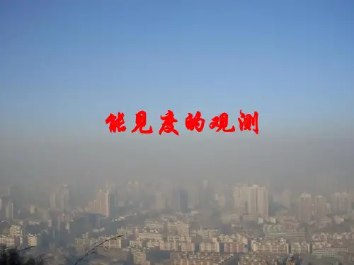 能见度的观测