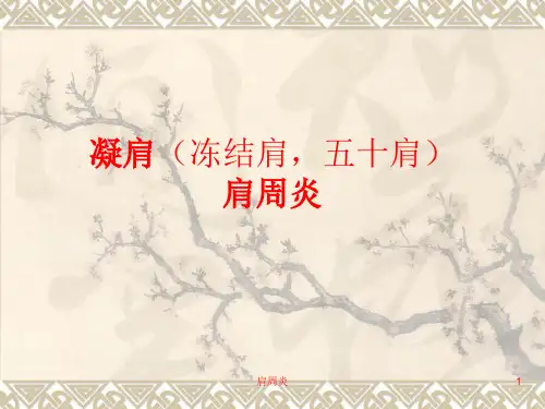 肩周炎PPT课件