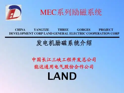 抽水蓄能励磁介绍