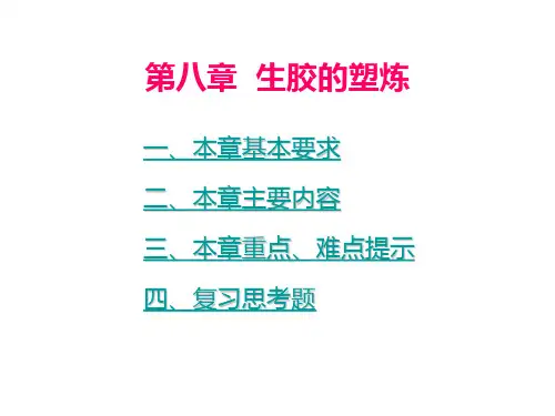 第8章 塑炼工艺