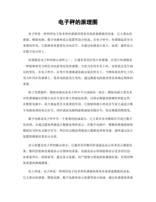 电子秤的原理图