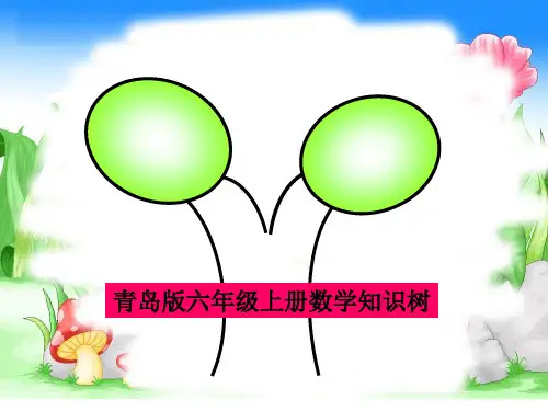 青岛版六年级上册数学知识树