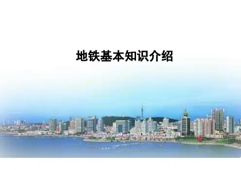 地铁基本知识介绍PPT优质课件