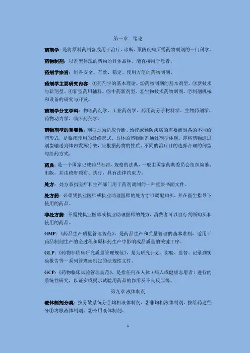 药剂学