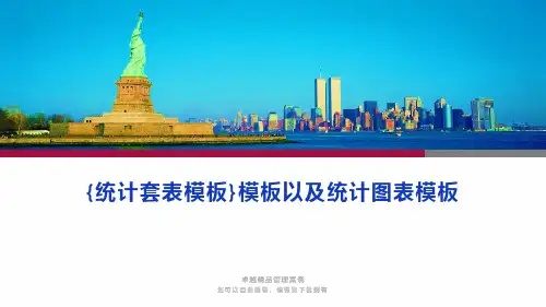 {统计套表模板}模板以及统计图表模板