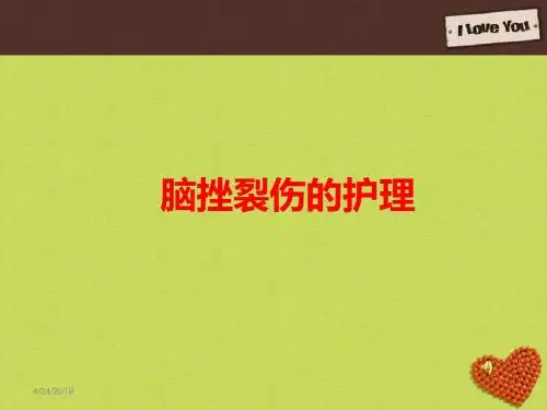 脑挫裂伤的护理 PPT课件