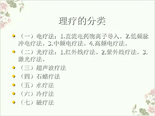 物理因子疗法PPT.