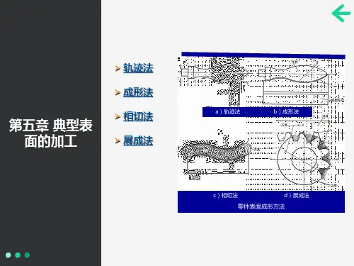 机械制造工艺基础课件PPT典型表面加工