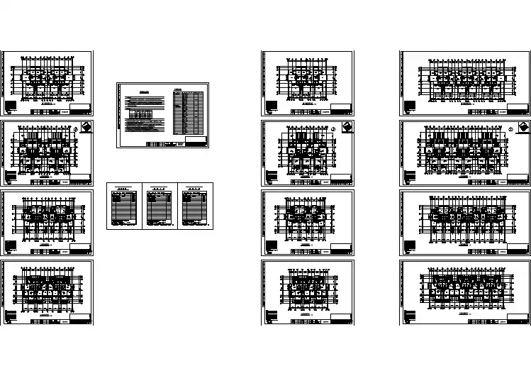 某排屋住宅楼暖通设计cad施工图（含设计说明）