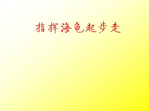  六年级下学期信息技术指挥海龟画图形--指挥海龟起步走(课件)