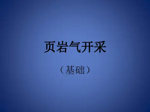页岩气开采