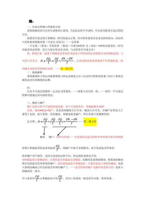 工程热力学复习资料-难点和易混点