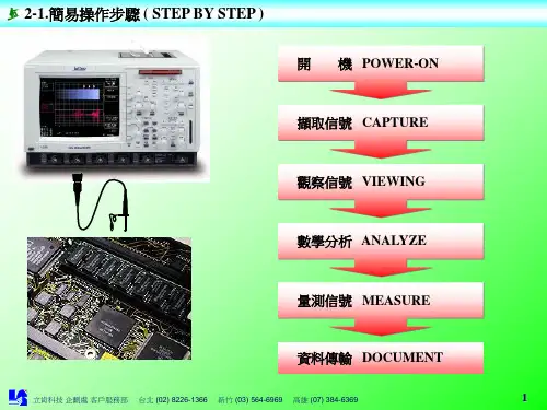 泰克示波器资料简易操作