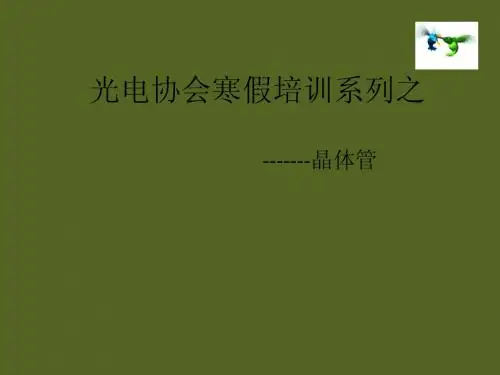 三极管讲稿