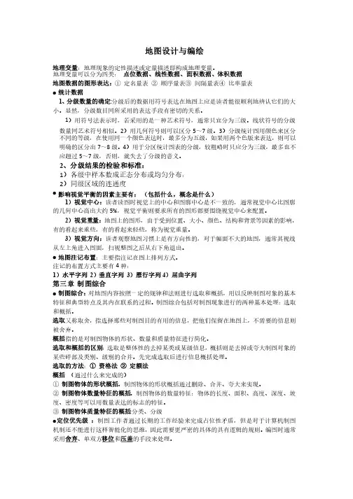 地图设计与编绘