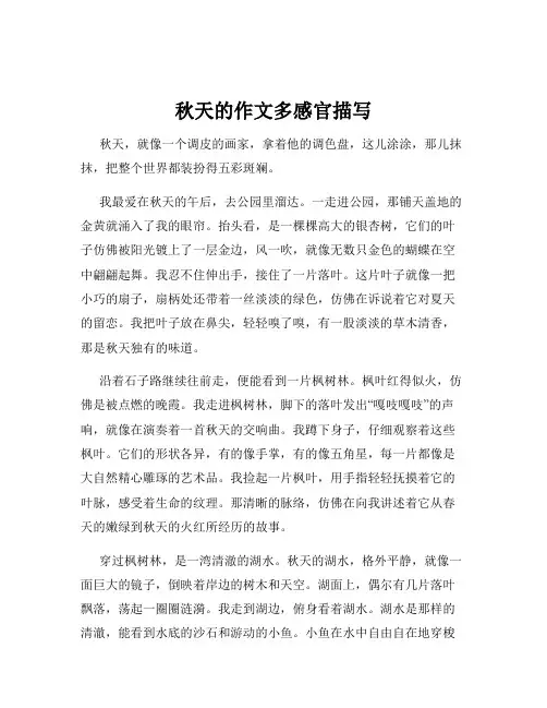 秋天的作文多感官描写