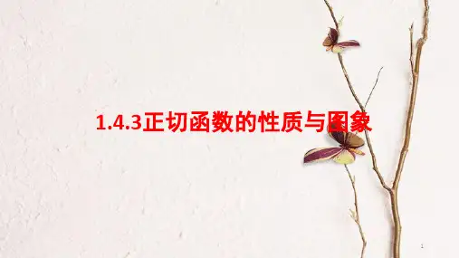 高中数学 第一章 三角函数 1.4.3 正切函数的性质与图象课件4 新人教A版必修4.ppt