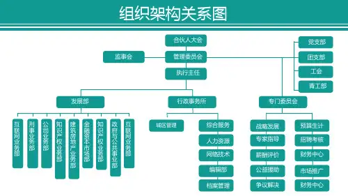 单位组织关系架构图