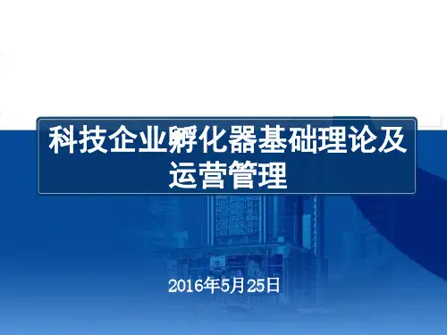 科技企业孵化器基础理论及运营管理 李晓林