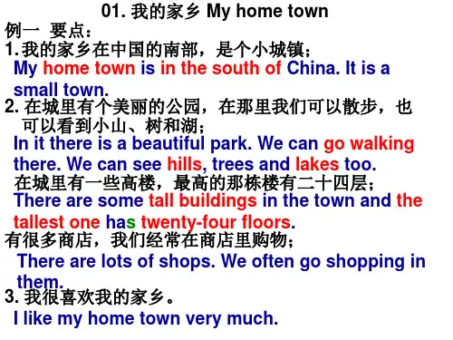 2013年口语训练 第2部分 话题简述 中英文
