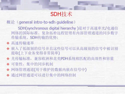 SDH传输系统