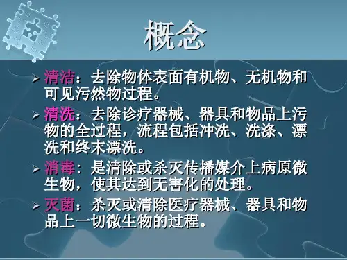 清洗消毒灭菌技术操作规范课件